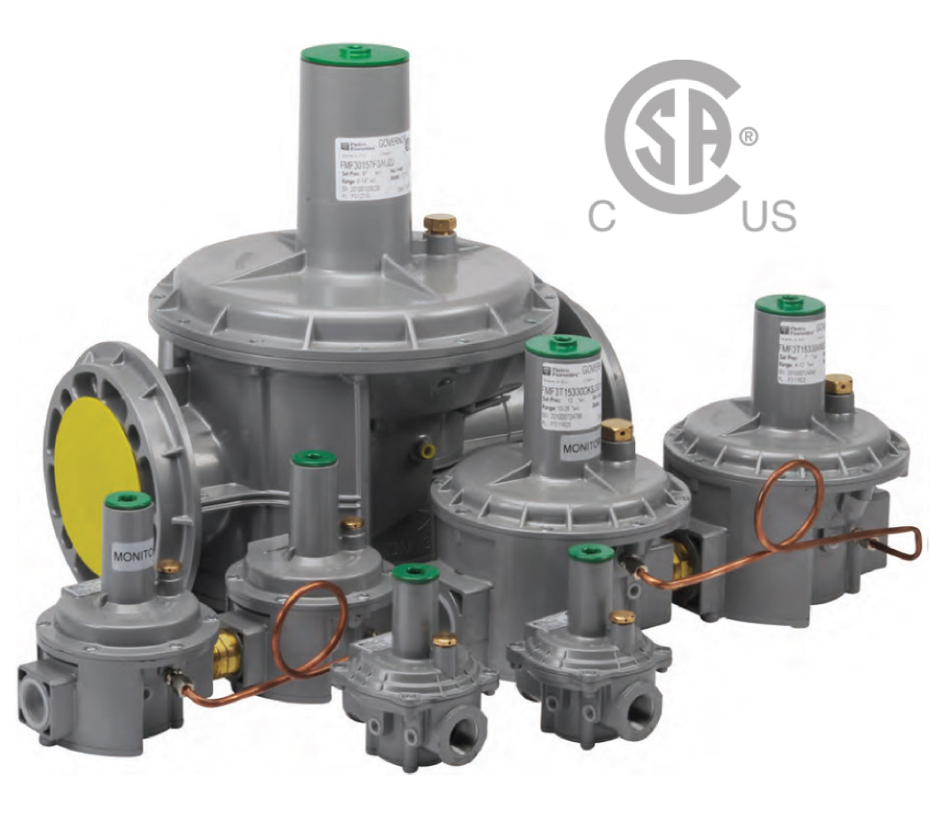 thumbnail image 2 of Pietro Fiorentini F31052-2bs VL Cap Governor Gas Regulator – 2 PSIG CSA, 3/4 Hose Connection 2 of 6